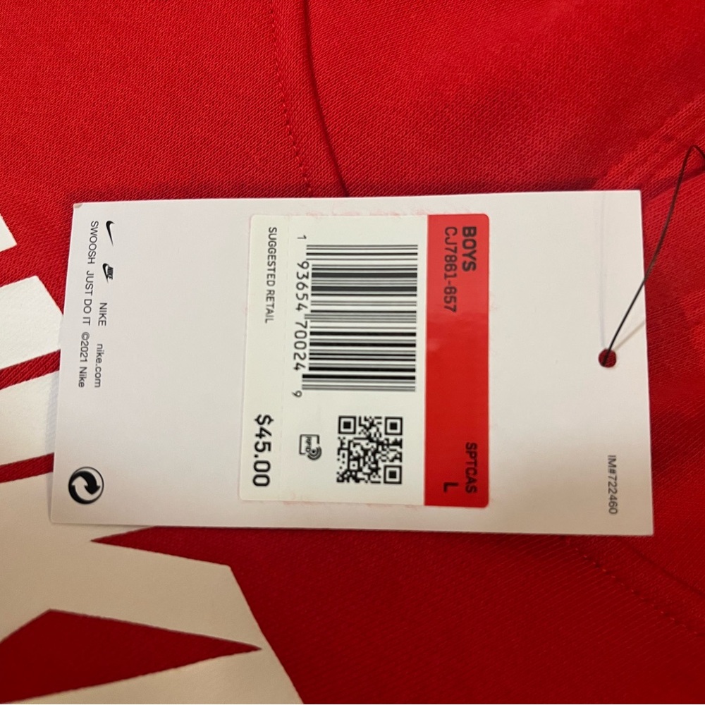 NIKE KIDS SPORTSWEAR CLUB FLEECE PULLOVER HOODIE - Picture 3 of 5